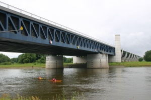 Trogbrücke von unten