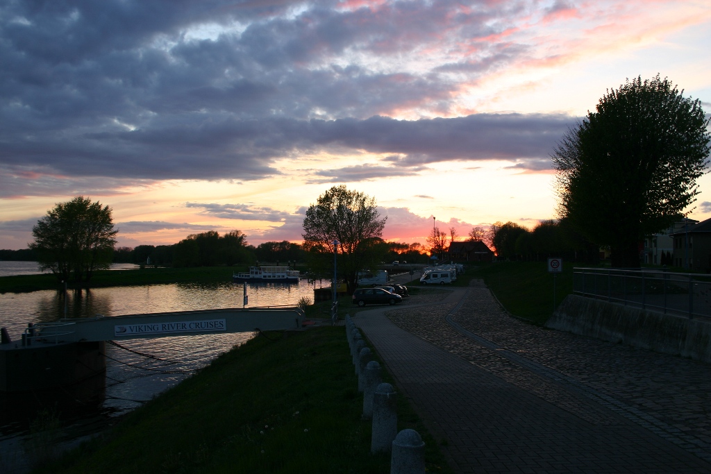 Hafen Wittenberge Sommerabend
